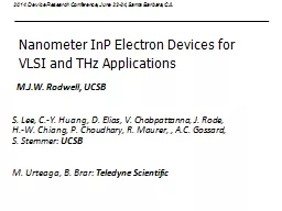 Nanometer InP Electron Devices for VLSI and THz Application
