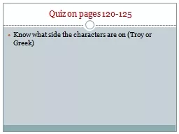 Quiz on pages 120-125