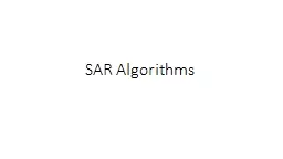 SAR Algorithms