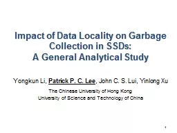 Impact of Data Locality on Garbage Collection in SSDs: