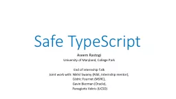 Safe TypeScript