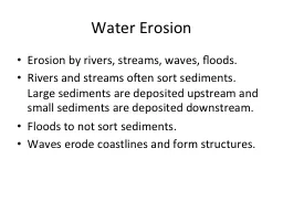 Water Erosion