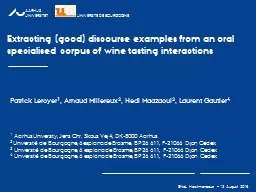 Extracting (good) discourse examples from an oral specialis