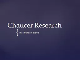 Chaucer Research