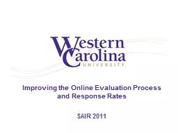 Improving the Online Evaluation Process and Response Rates