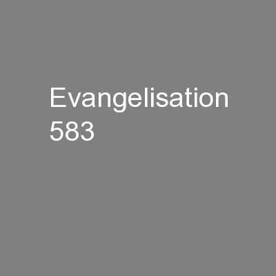 Evangelisation