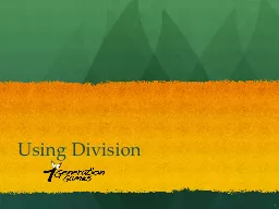 Using Division