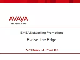 EMEA Networking Promotions