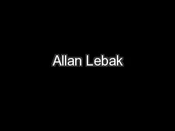Allan Lebak