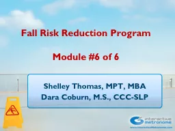Fall Risk Reduction Program
