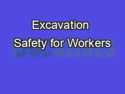 Excavation Safety for Workers