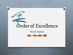 Order of Excellence
