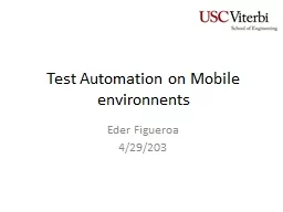Test Automation on Mobile