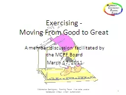 Exercising -