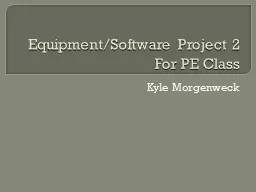 Equipment/Software Project 2