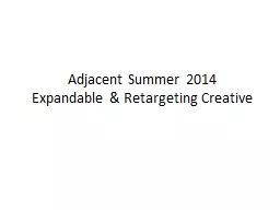 Adjacent Summer 2014