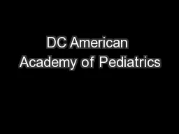 DC American Academy of Pediatrics