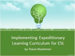 Implementing Expeditionary Learning Curriculum for ESL