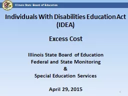 Individuals With Disabilities Education Act  (IDEA)