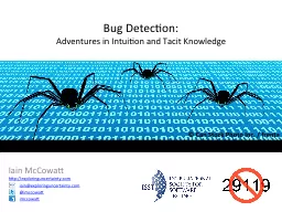 Bug Detection: