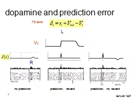 1 dopamine and prediction error