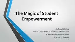 The Magic of Student Empowerment