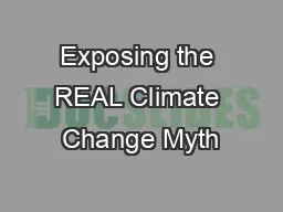 Exposing the REAL Climate Change Myth