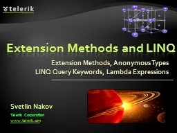 Extension Methods and LINQ