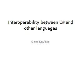 Interoperability between C#