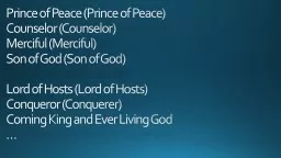 Prince of Peace (Prince of Peace)