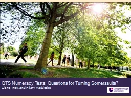 QTS Numeracy Tests: Questions for Turning