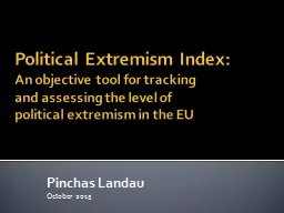 Political Extremism Index: