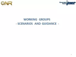 WORKING GROUPS