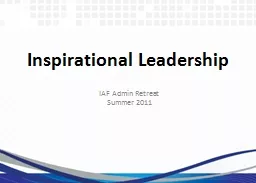 Inspirational Leadership