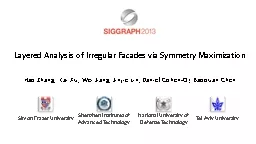Layered Analysis of Irregular Facades via Symmetry Maximiza