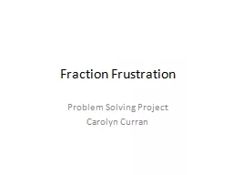 Fraction Frustration