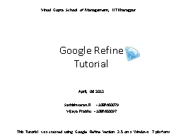 Google Refine
