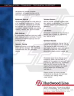 COMPLETE TURNKEY SYSTEMS Hardwood provides a full line of services to ensure a successful plating operation