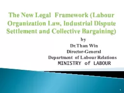 The New Legal  Framework (