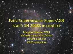 Faint Supernova or Super-AGB