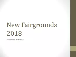 New Fairgrounds 2018