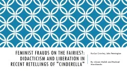 Feminist Frauds on the Fairies?: Didacticism and Liberation