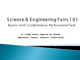 Science & Engineering Fairs 101