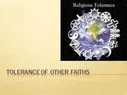 Tolerance of other faiths
