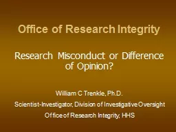 Office of Research Integrity
