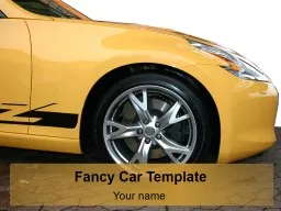 Fancy Car Template