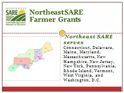 Northeast SARE serves