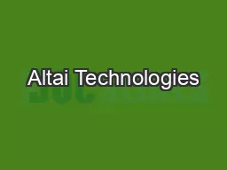Altai Technologies