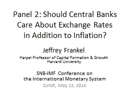 Panel 2: Should Central Banks