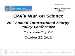EPA’s War on Science